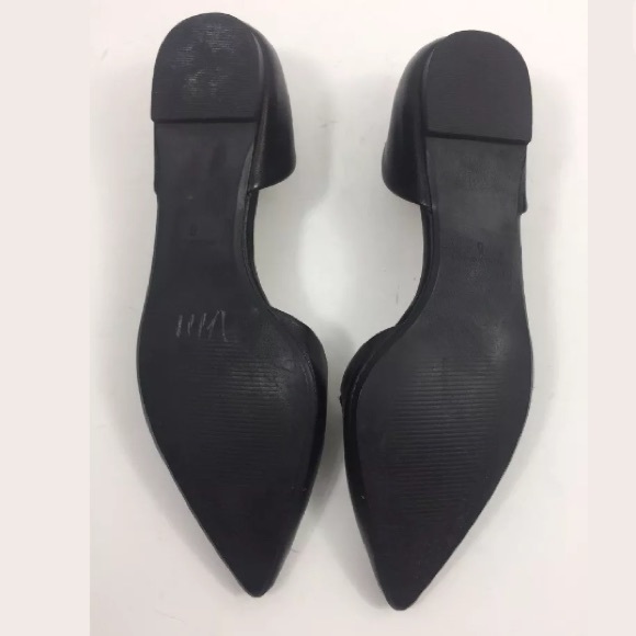 Madewell Flats D'Orsay Pointed Toe Suede - Picture 7 of 8